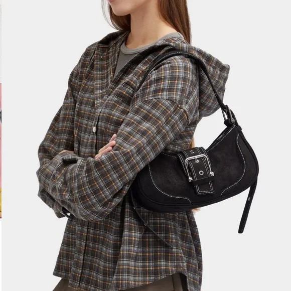 Osoi | Bags | Osoi Brocle Bag In Denim Black Leather | Poshmark Osoi | Bags | Osoi Brocle Bag In Denim Black Leather | Poshmark